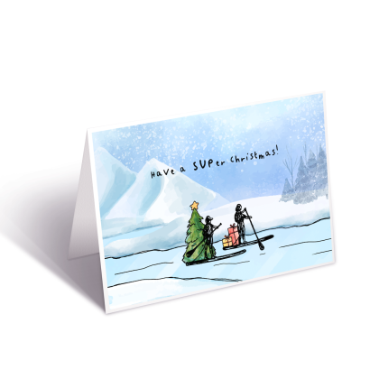 ‘Have a SUPer Christmas’ card – Discover SUP X Anulka